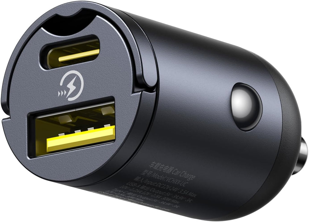 Baseus Tiny Star Mini Car Charger UC30WCosmic Black — Black