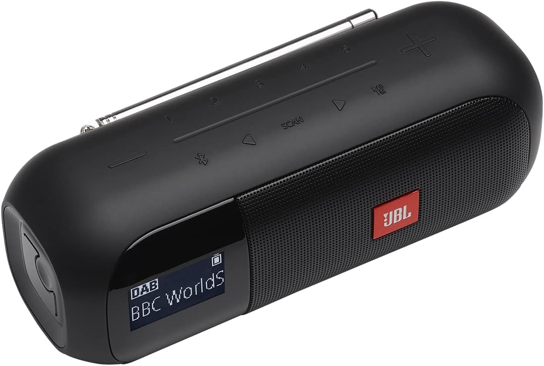 JBL Tuner 2 Portable DAB/FM Bluetooth Radio — Black