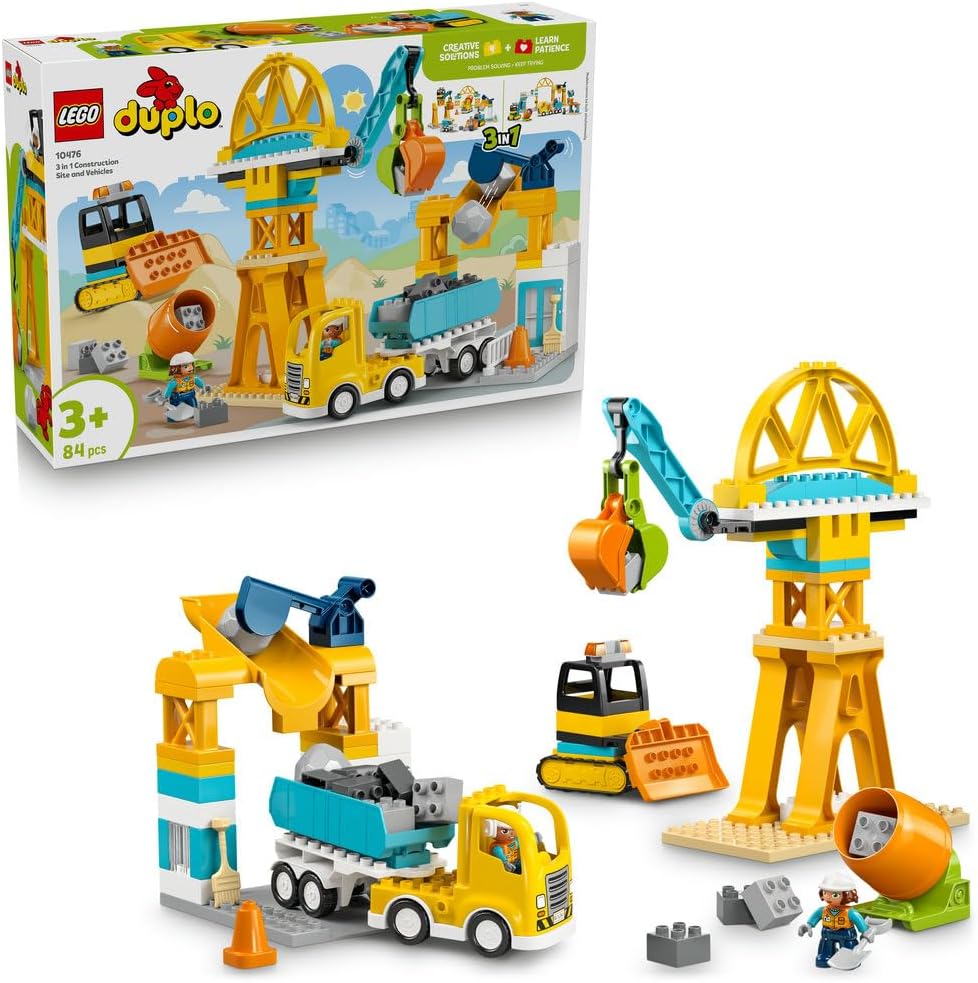 LEGO DUPLO 3 in 1 Construction Site and Vehicles 10476 — image 1