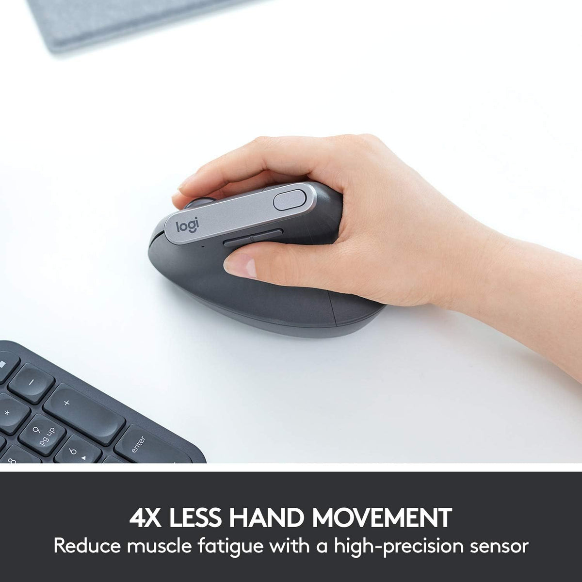 Logitech MX Vertical Wireless Mouse — Graphite
