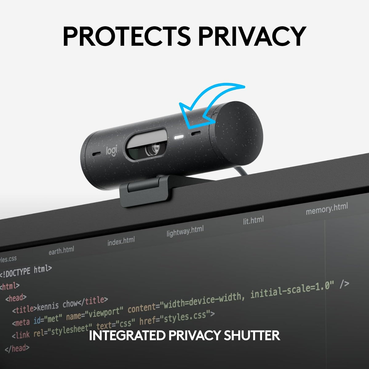 Logitech BRIO 505 Webcam — Graphite