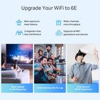 TP-Link Deco XE75 Pro AXE5400 Whole Home Tri-Band Mesh Wi-Fi 6E System, 1× 2.5 Gbps Port + 2× Gigabit Ports, AI-Driven Mesh, cover up to 2,900 ft2, Connect up to 200 devices, HomeShield, 8K, Pack of 3