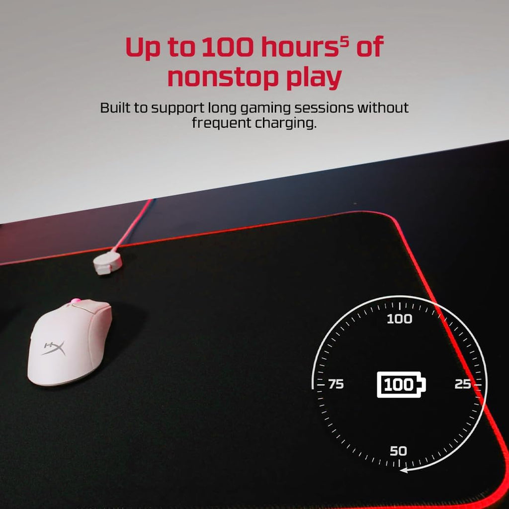 HyperX Pulsefire Haste 2 Wireless Gaming Mouse Ultra Lightweight — White — product image 9