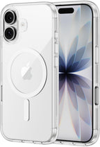 Belkin SheerForce Clear MagSafe Compatible iPhone 17 Case with Slim Design & Anti-Scratch Treated Coating - Magnetic, Transparent, & Shockproof Protective iPhone Case - Clear