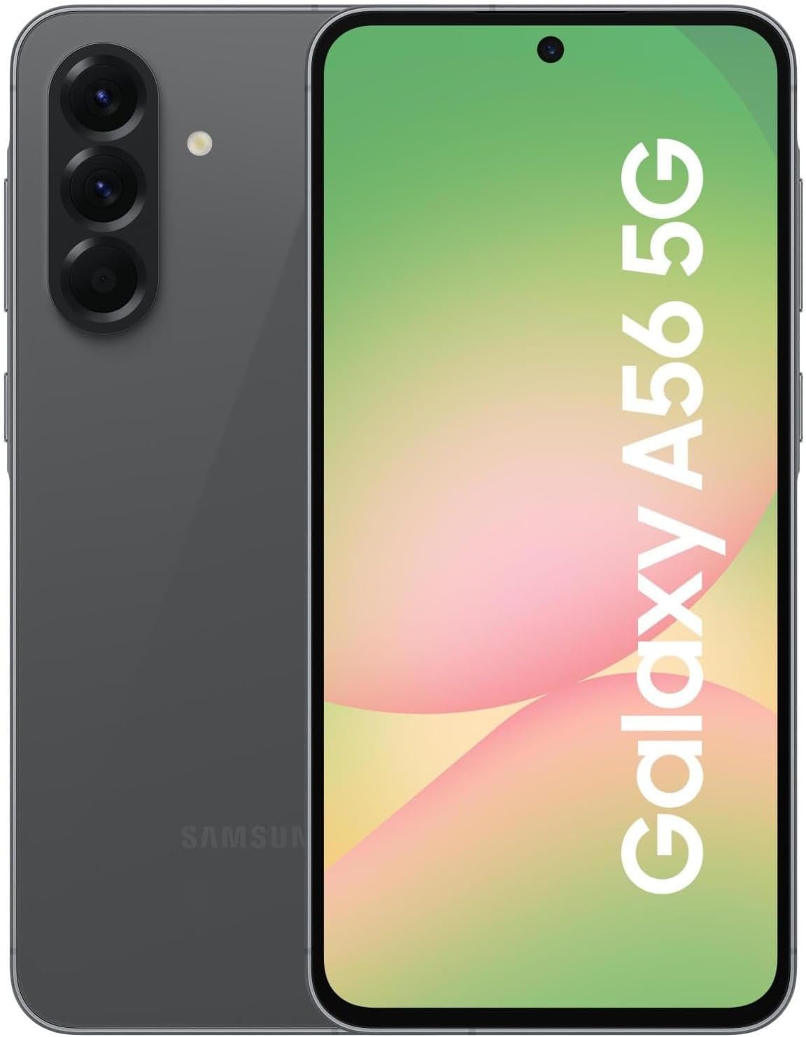 Samsung Galaxy A56 Enterprise Edition Dual-SIM 128GB Storage, 8GB RAM 5G SmartPhone (Awesome Graphite) - International Version