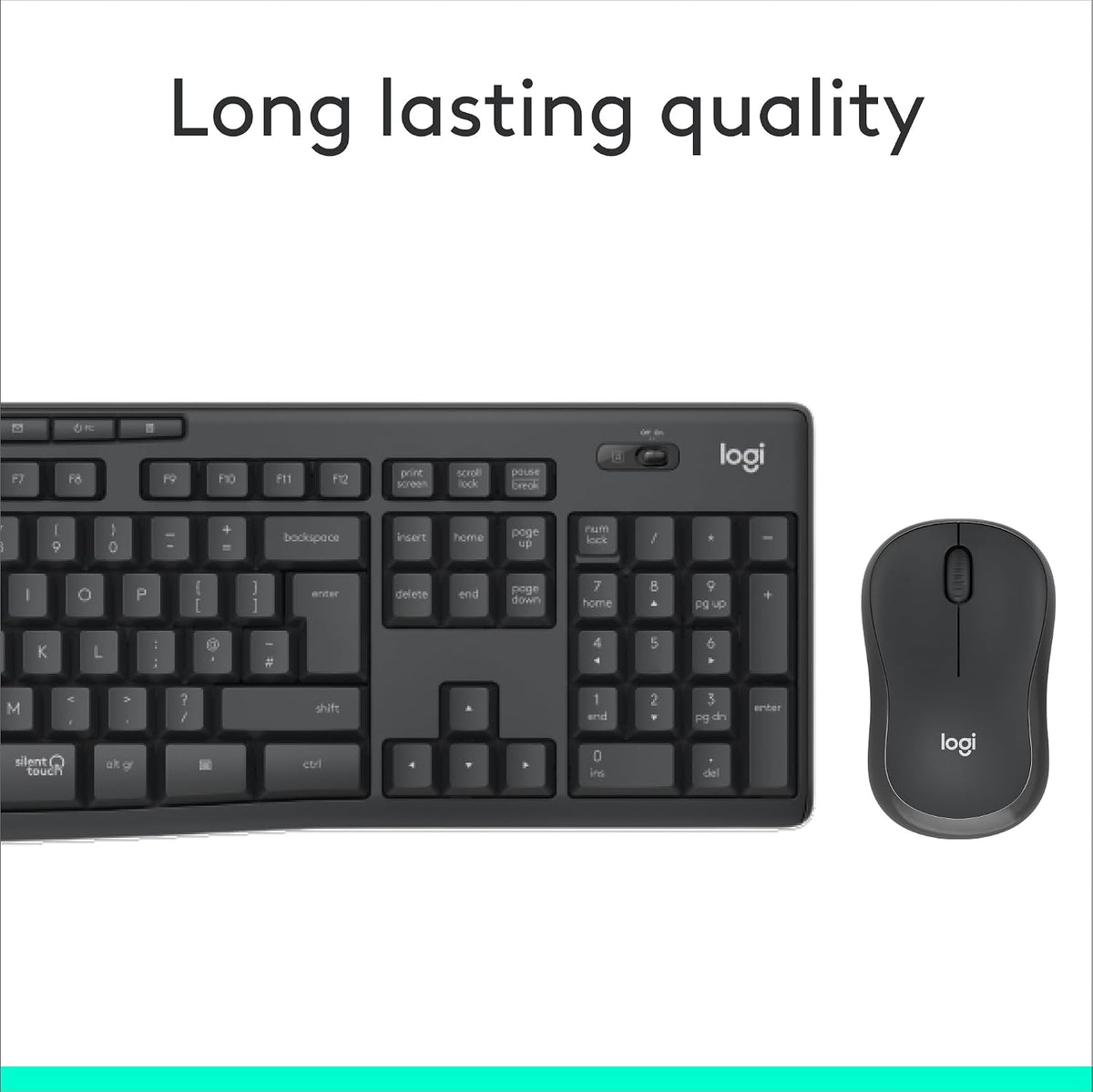 Logitech MK295 Keyboard and Mouse Combo — Graphite