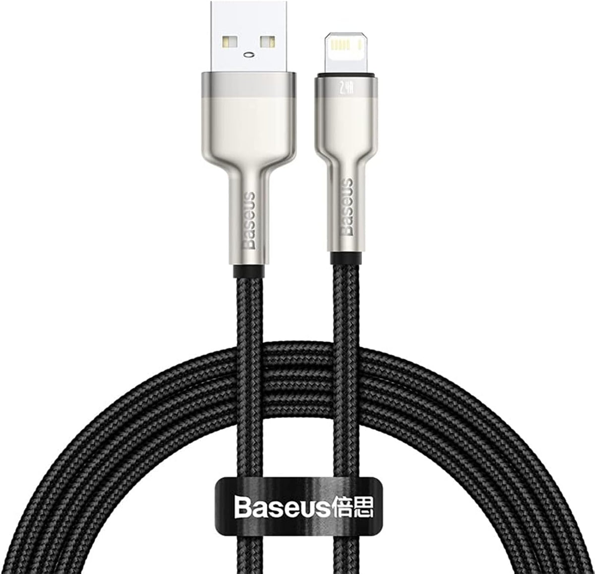 Baseus Cafule USB-A to Lightning Cable 2.4A — 1m — Black