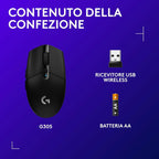 Logitech G305 Wireless Gaming Mouse — Black