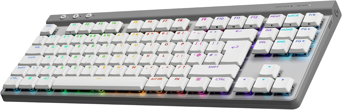 Logitech G515 TKL Wireless Gaming Keyboard — White