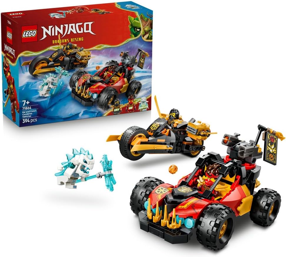 LEGO NINJAGO Kai and Cole's Combiner Vehicles 71864