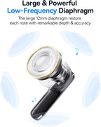 Baseus Bowie E13 TWS Earbuds Bluetooth 5.3 Wireless Earphones, 30H Playtime, 12mm Drivers, 0.06s Low Latency, Fast Charging, App Control, Custom EQ, Touch Controls — Black