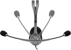 Logitech H110 Headset — Grey/Silver