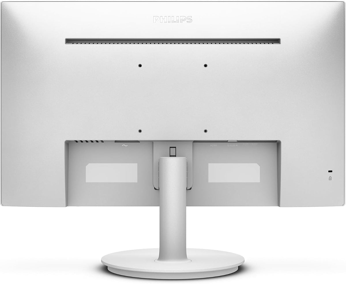 Philips 271V8AW- 27 Inch FHD White Monitor, 75Hz, 4ms, VA, Speakers, AdaptiveSync, Flickerfree, Anti-Glare (1920 x 1080, 250 cd/m², HDMI) — schwarz