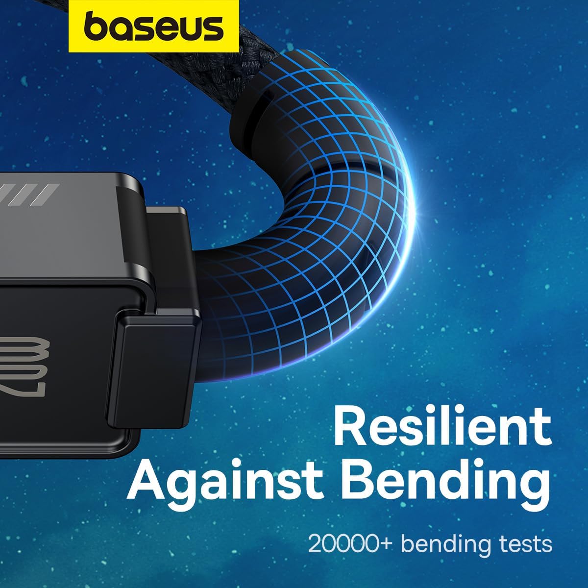 Baseus Unbreakable USB-C to Lightning Cable 20W — 2m — Black