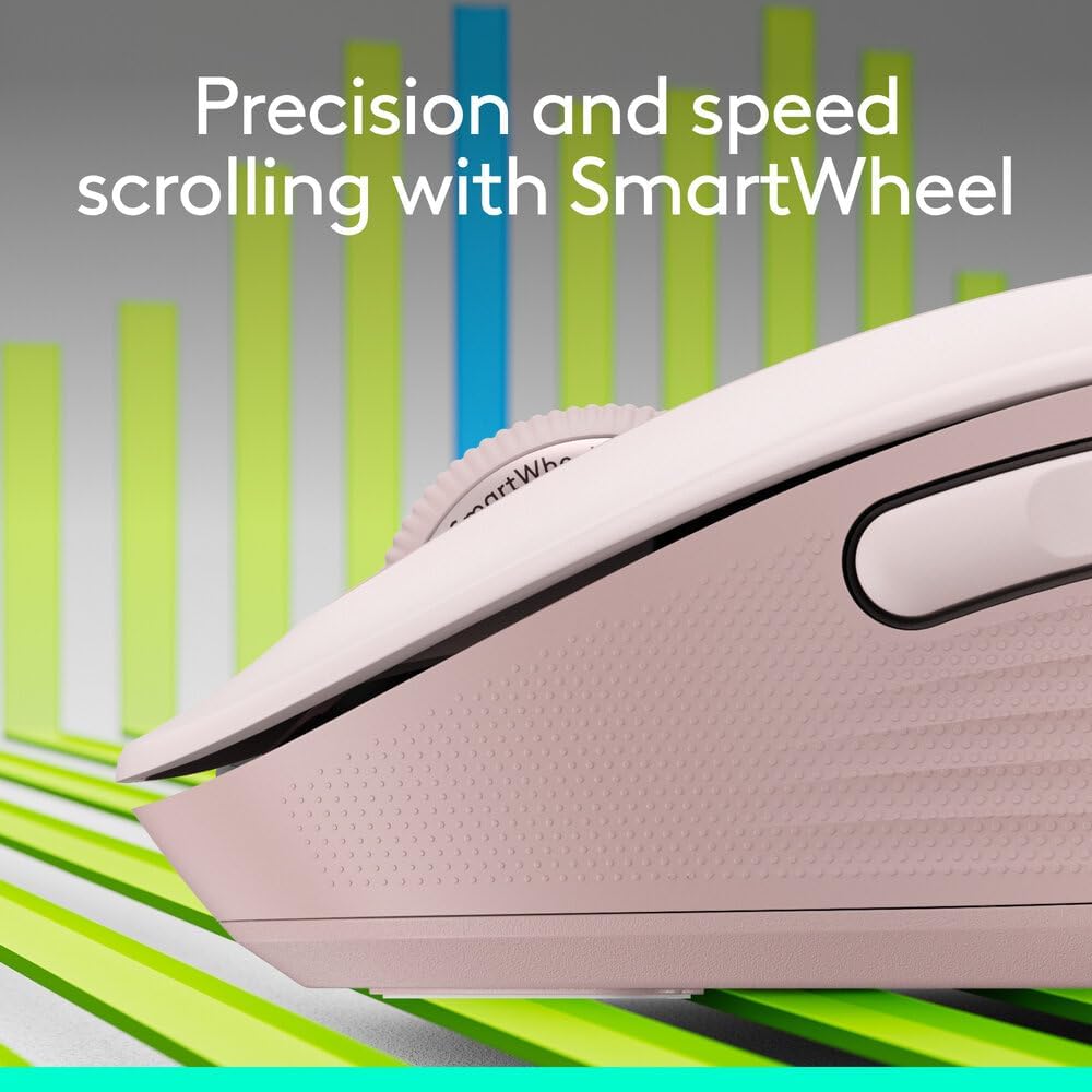Logitech M650 Wireless Mouse — Rose