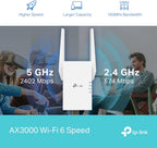 TP-Link RE705X New AX3000 Mesh WiFi 6 Extender