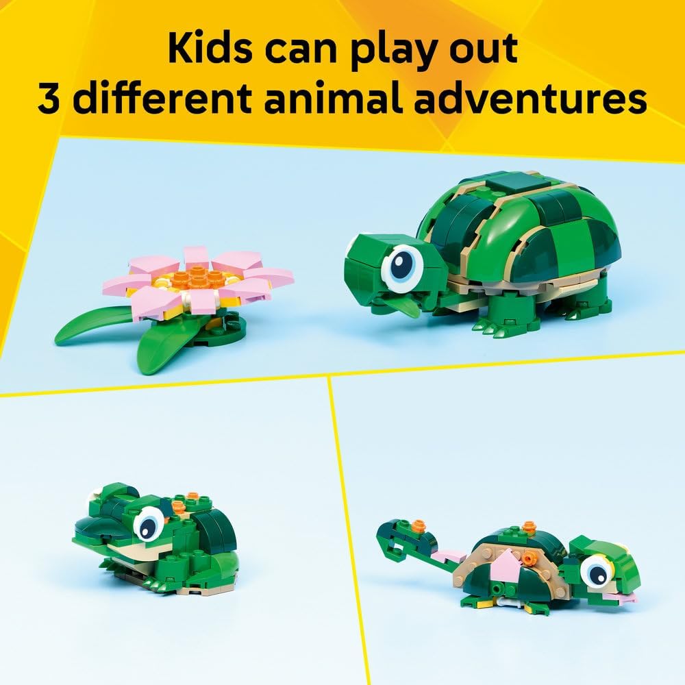 LEGO Creator 3in1 Turtle with a Water Lily Flower 31377 — image 3