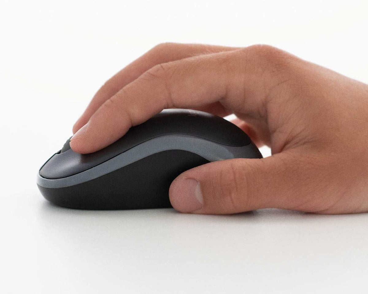 Logitech M185 Wireless Mouse — Pack of 2 — Black
