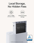 Baseus N1 Wireless Outdoor Security Camera 2K — 2-Camera Kit — White