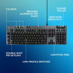 Logitech G915 X Wired Gaming Keyboard — Black