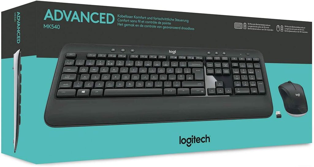 Logitech MK540 Keyboard and Mouse Combo — Black