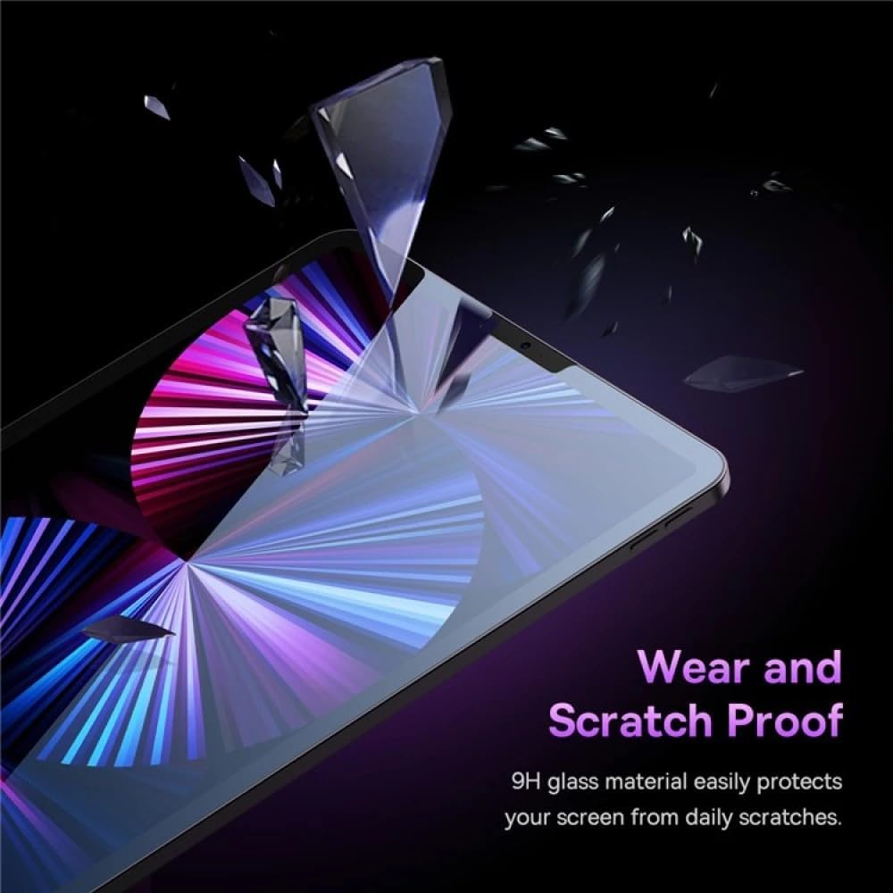 Baseus Crystal Tempered Glass for iPad Pro 11-inch (2018–2022) / Air 4 / Air 5 — Clear