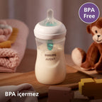 Philips Avent NATURAL 3.0 FEEDING BOTTLE 260ML X1 with vent — Transparent