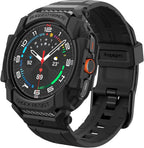 Spigen Rugged Armor Pro Case with Band - Galaxy Watch Ultra — Black — main product image
