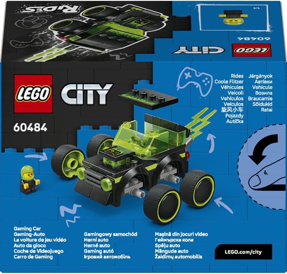 LEGO City Rides – Gaming Race Car 60484
