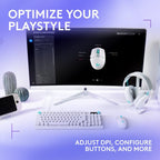 Logitech G305 X SUPERLIGHT Gaming Mouse — White