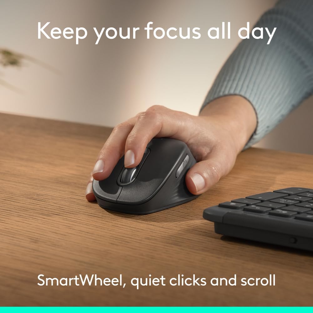Logitech M840 Wireless Mouse — Graphite