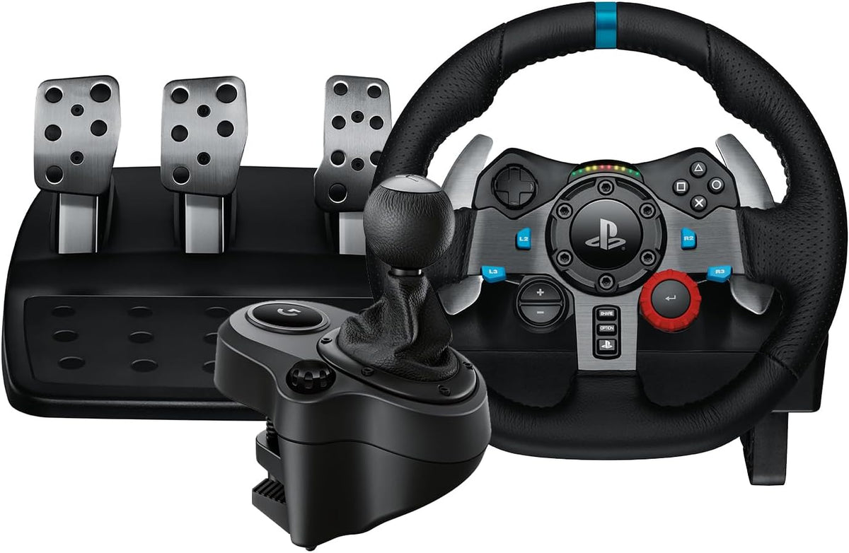 Logitech G29 with Shifter Racing Wheel and Pedals — Black