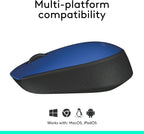 Logitech M170 Wireless Mouse — Blue