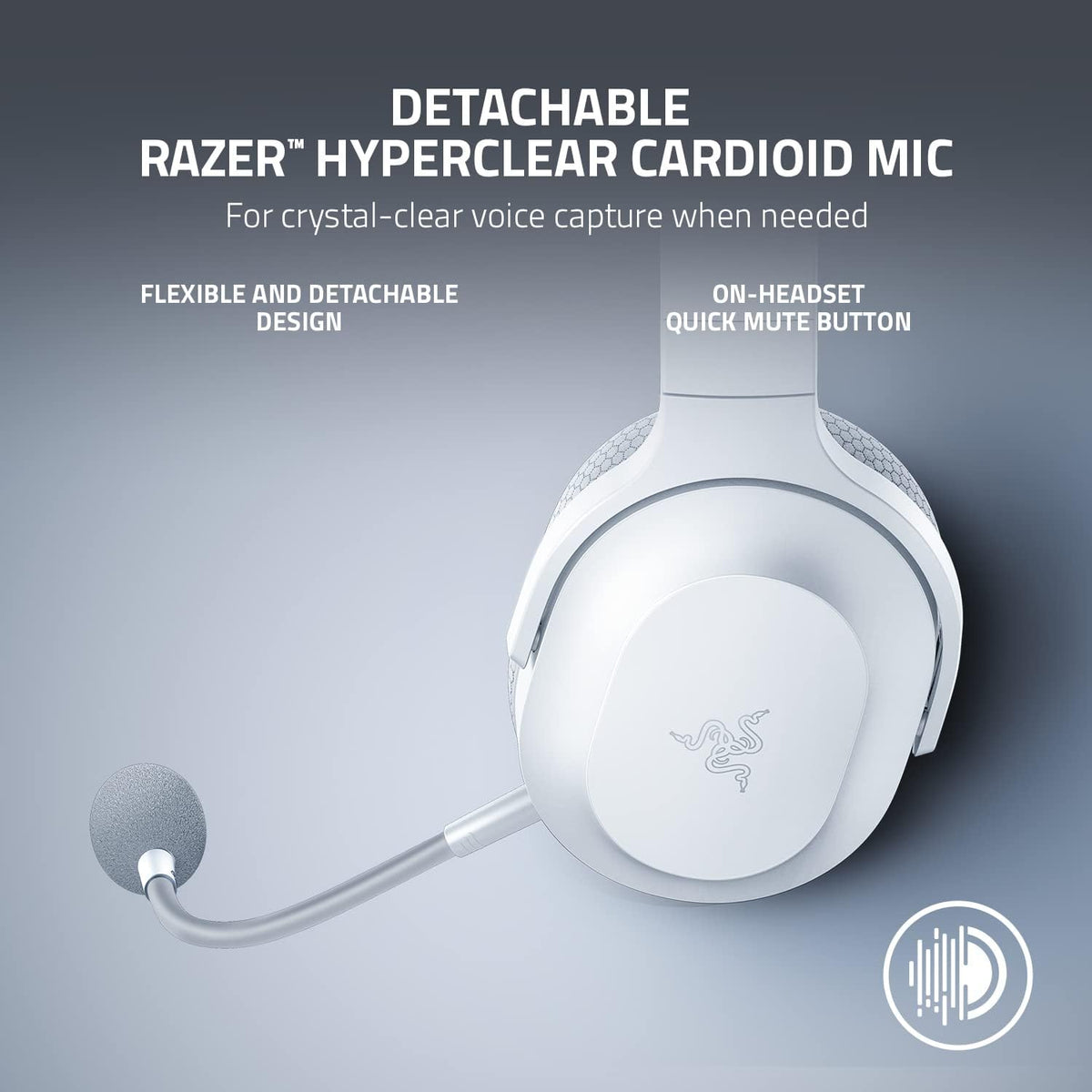 Razer Barracuda X Wireless Gaming & Mobile Headset — White — product image 5