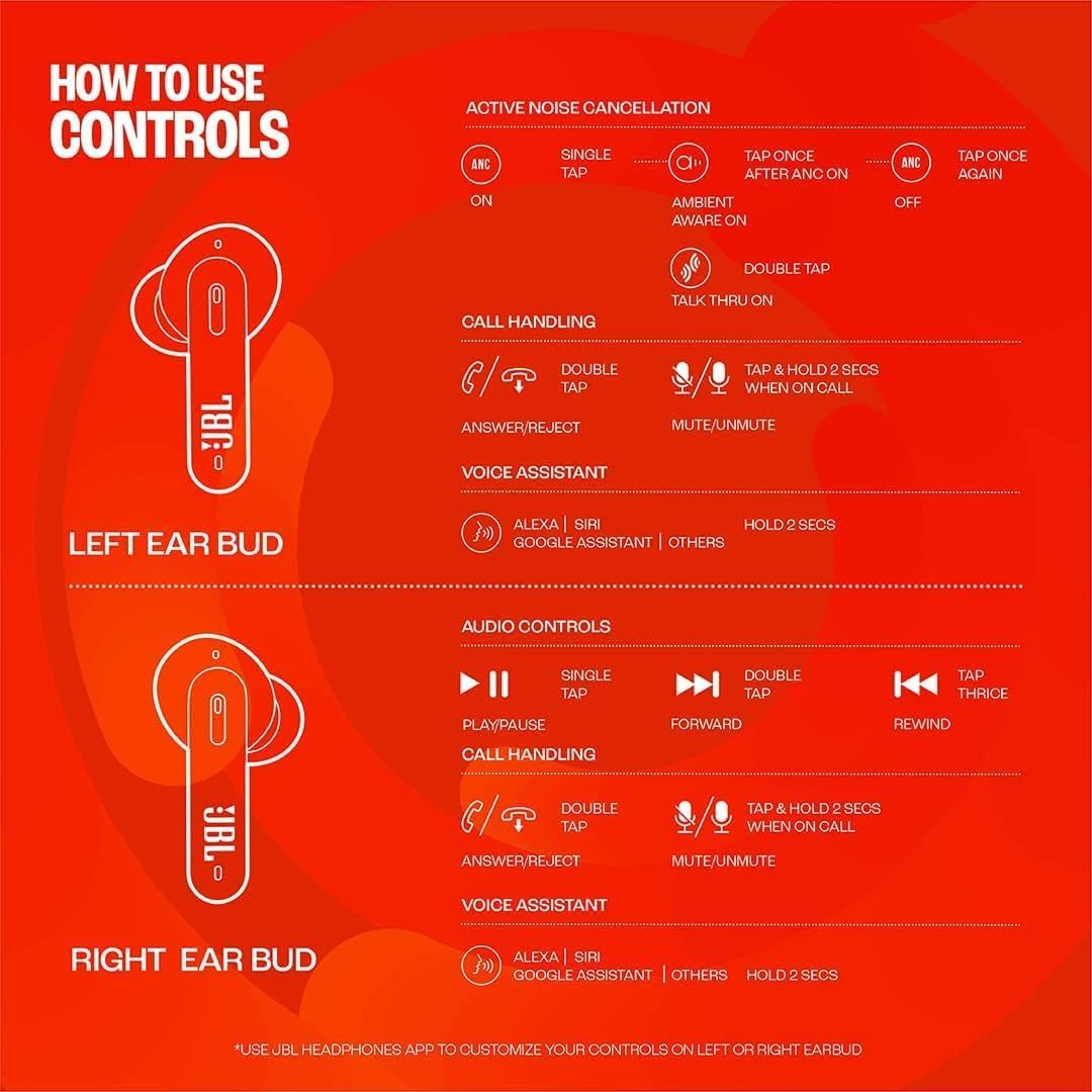 JBL Tune 230NC True Wireless Earbuds — Black