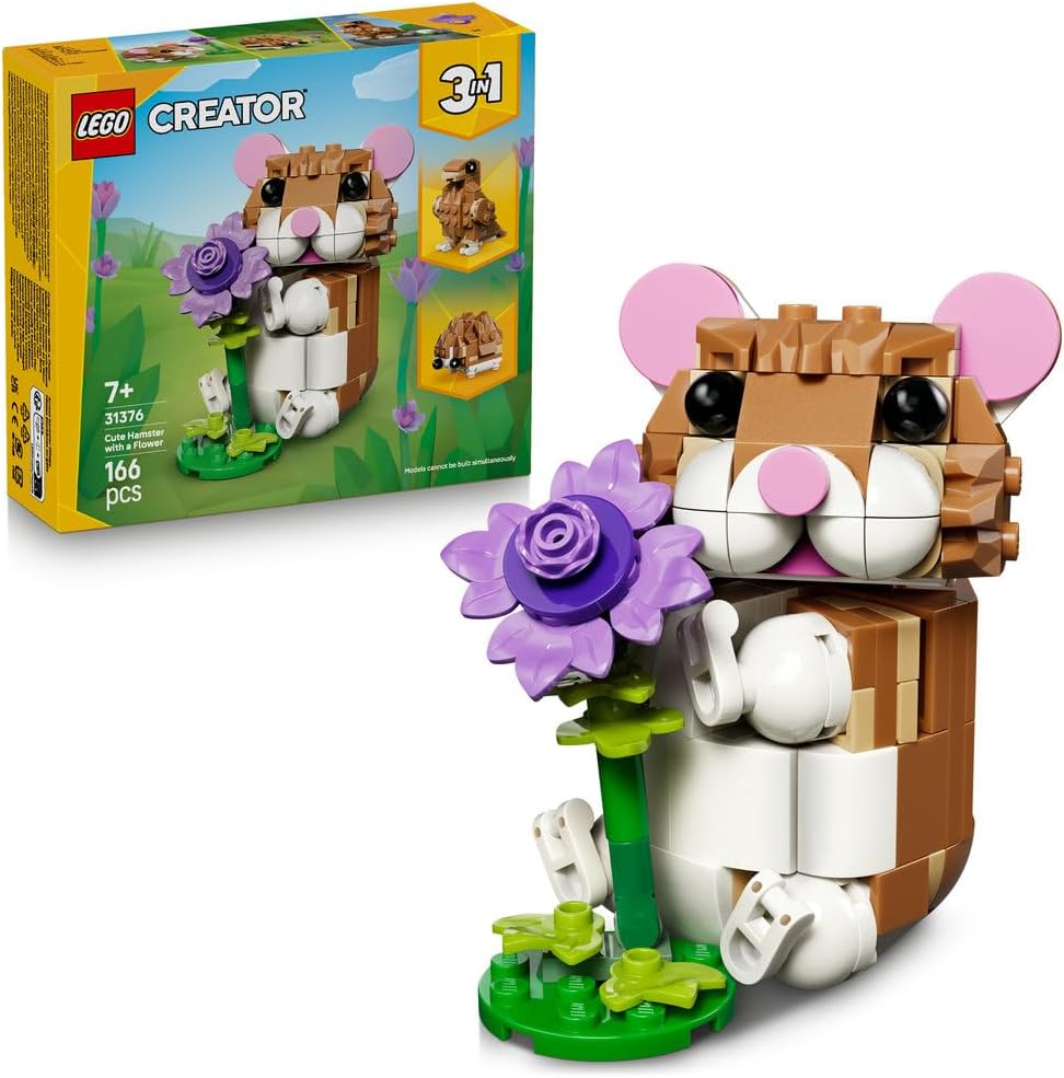 LEGO Creator 3in1 Cute Hamster with a Flower 31376 — image 1
