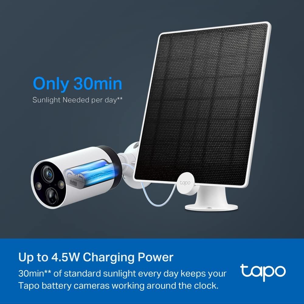 Tapo TP-Link A200Panneau Solaire Charge Camera