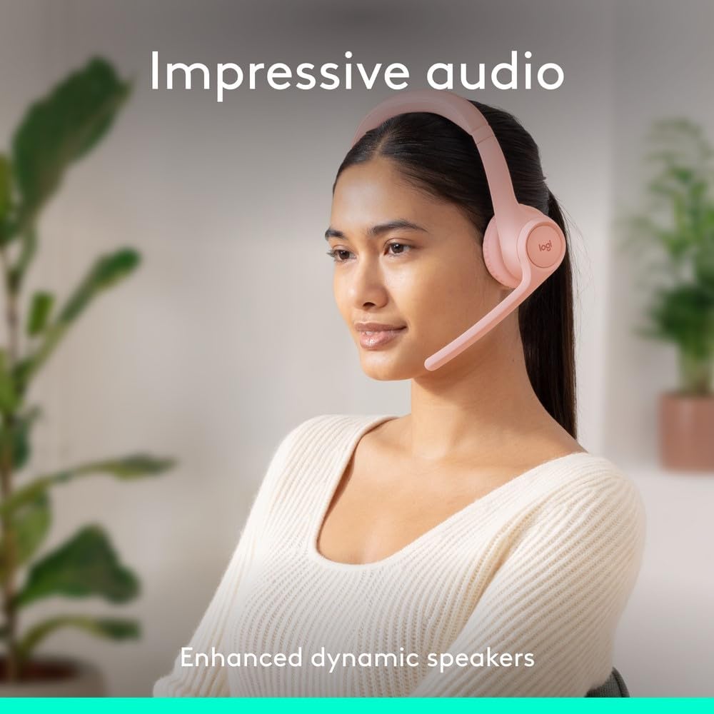 Logitech Zone 300 Headset — Rose