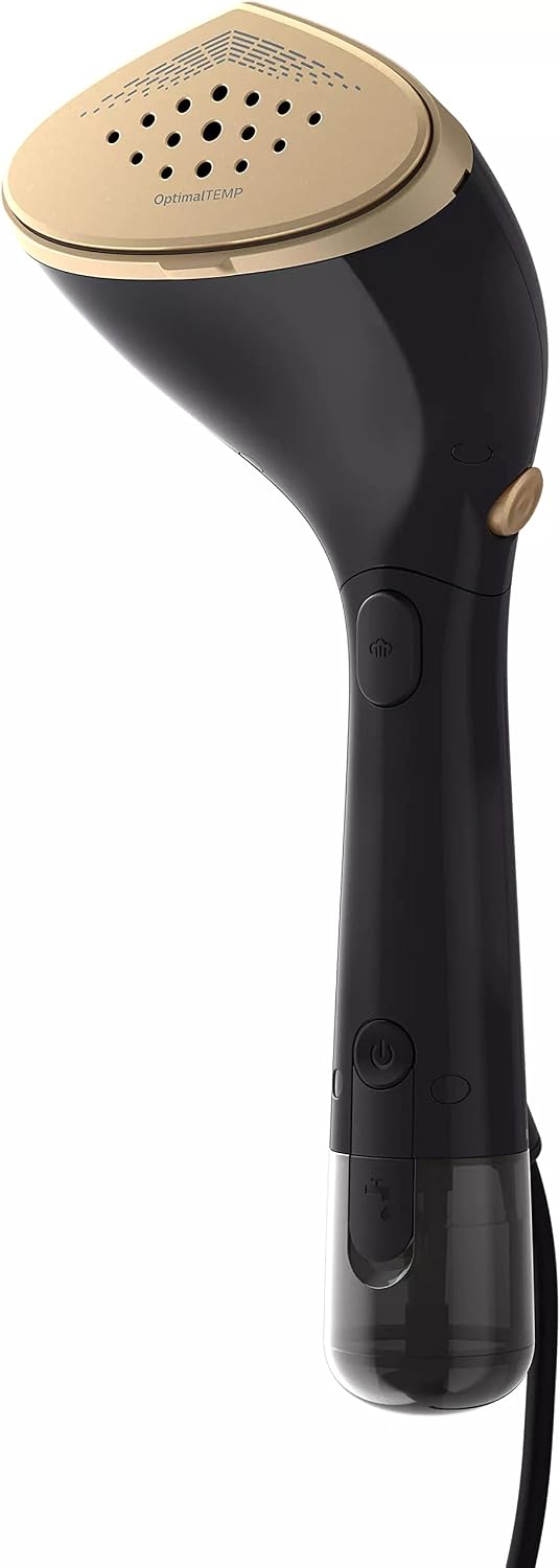 Philips 7000 Series Garment Steamer STH7040/80, 2 Steam Settings ECO And MAX Modes, Optimal TEMP Technology, 200ml tank - Black (Color May Vary) — Black