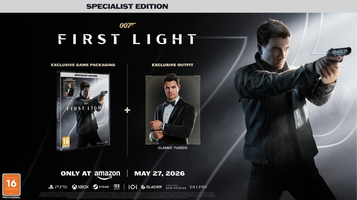 007 First Light Specialist Edition- Playstation 5 (AMAZON EXCLUSIVE) | UAE Version