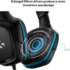 Logitech G431 Gaming Headset — Black