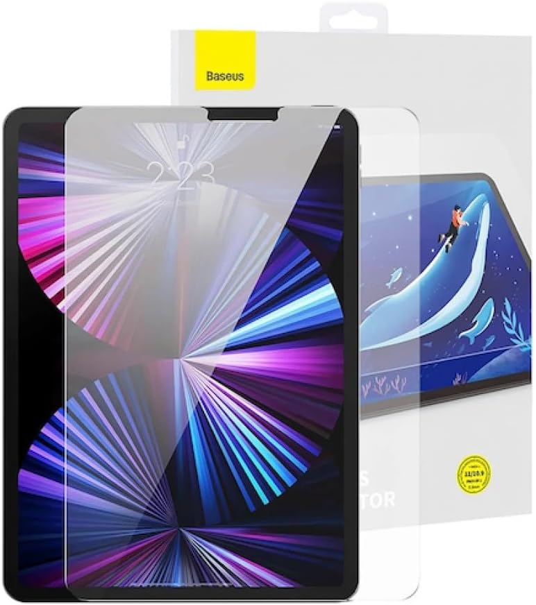 Baseus Crystal Tempered Glass for iPad Pro 11-inch (2018–2022) / Air 4 / Air 5 — Clear