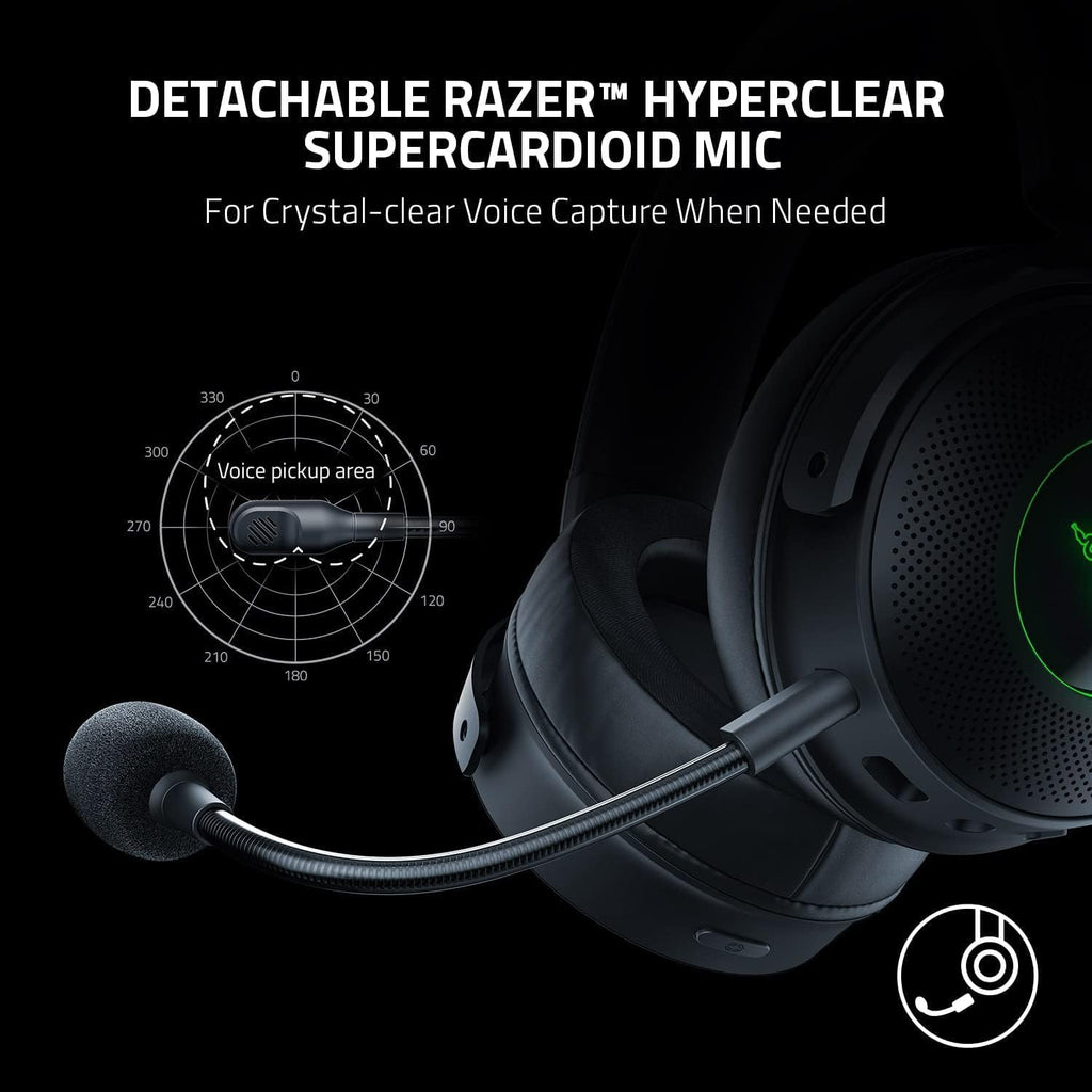 Razer Kraken V3 Pro Wireless Gaming Headset — Black — product image 8