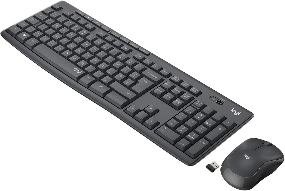 Logitech MK295 Keyboard and Mouse Combo — Black