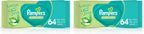 Pampers Complete Clean Baby Wipes, with Aloe Vera Lotion, 64 Wipe Count (Pack of 2)
