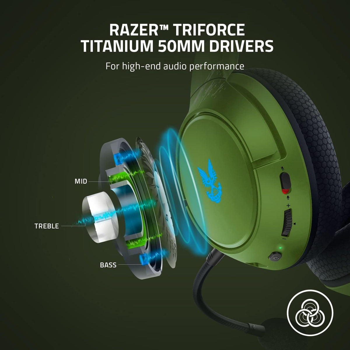 Razer Kaira Pro Wireless Gaming Headset for Xbox Series X|S, Xbox One — Halo Infinite — product image 2