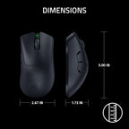 Razer DeathAdder V3 Pro Wireless Gaming Mouse — Black — product image 10