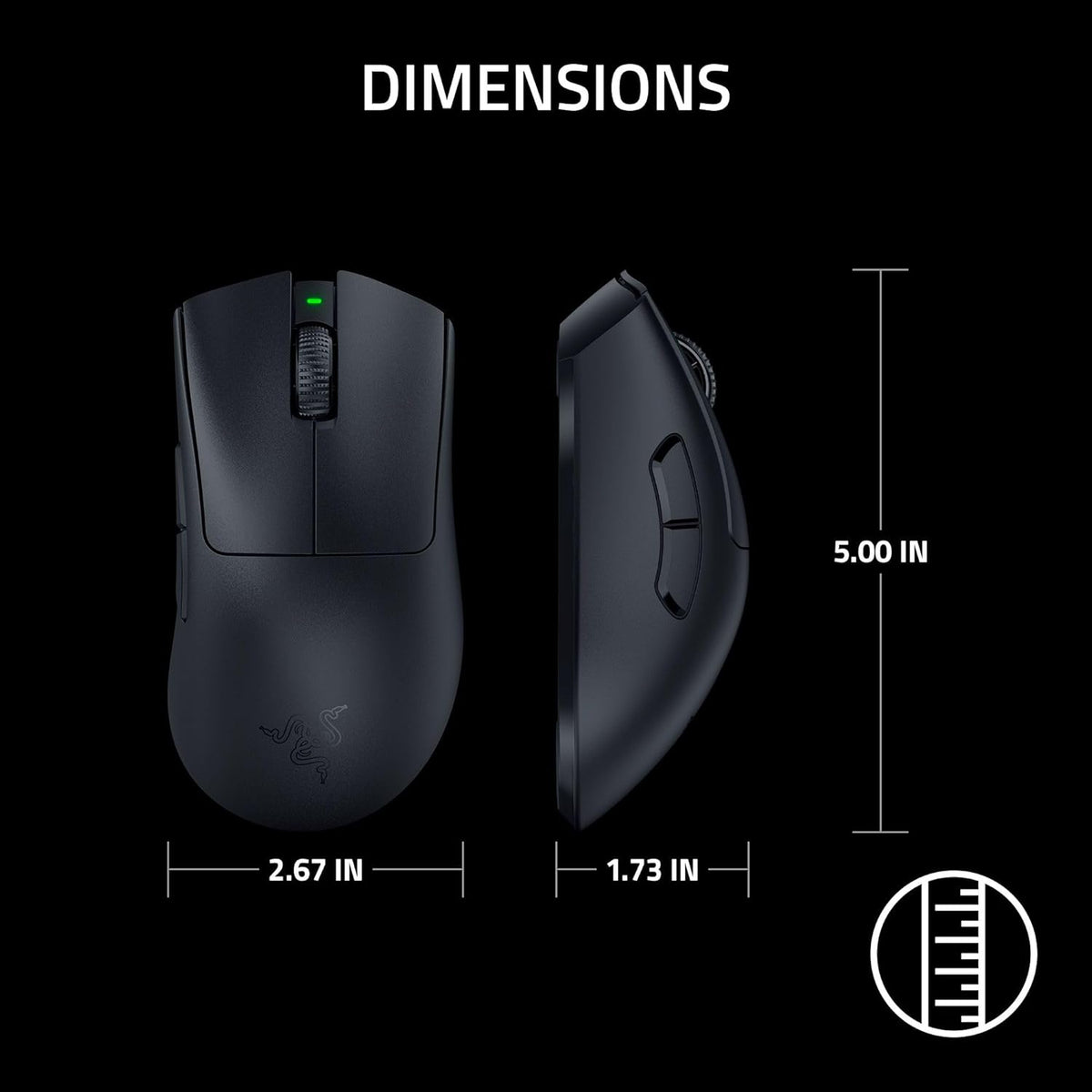 Razer DeathAdder V3 Pro Wireless Gaming Mouse — Black — product image 10