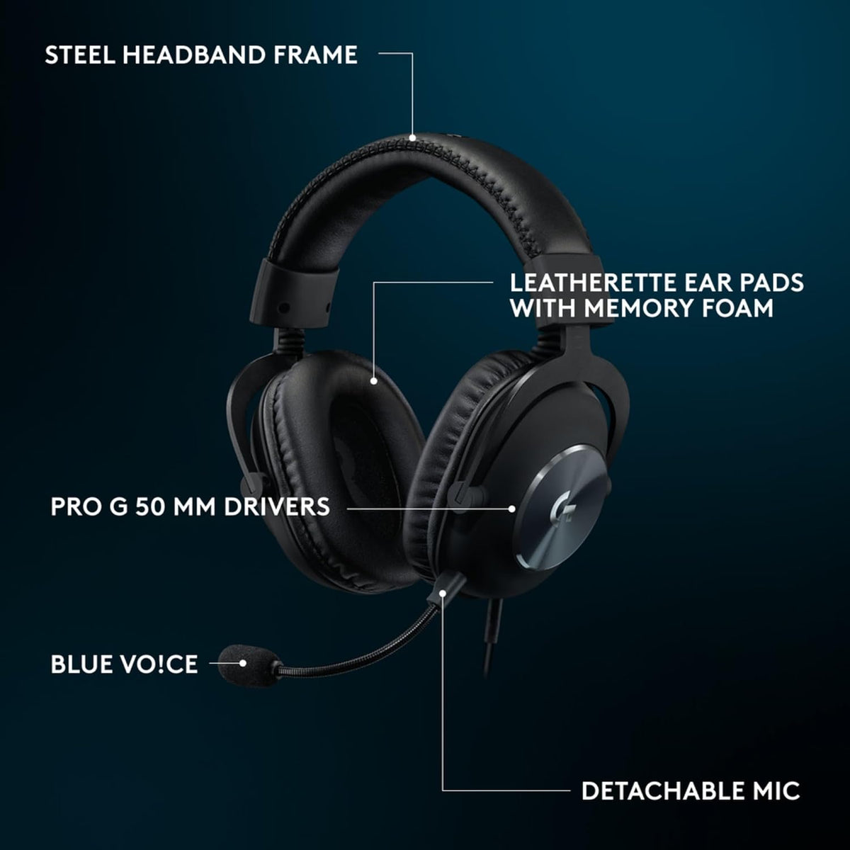 Logitech G PRO X SE Wired Gaming Headset — Black