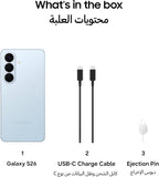 Samsung Galaxy S26 Sky Blue, 512GB Storage, AI Phone, 12GB RAM, Customized AP, Photo Assist, 50MP Camera, 4300mAh Battery (UAE Version)